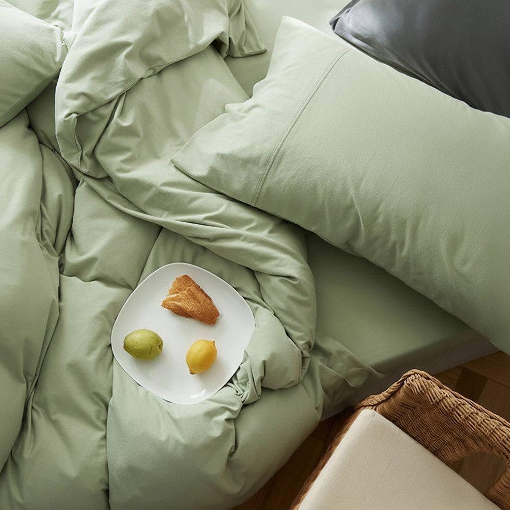 Plain Cotton Jersey Duvet Cover