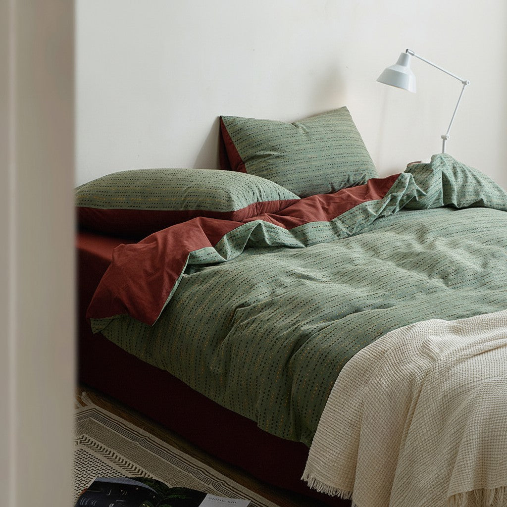 40s Premium All-Cotton Flat Suite: Includes Complimentary Mulberry Silk Insert