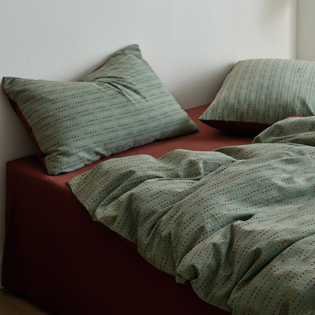 40s Premium All-Cotton Flat Suite: Includes Complimentary Mulberry Silk Insert
