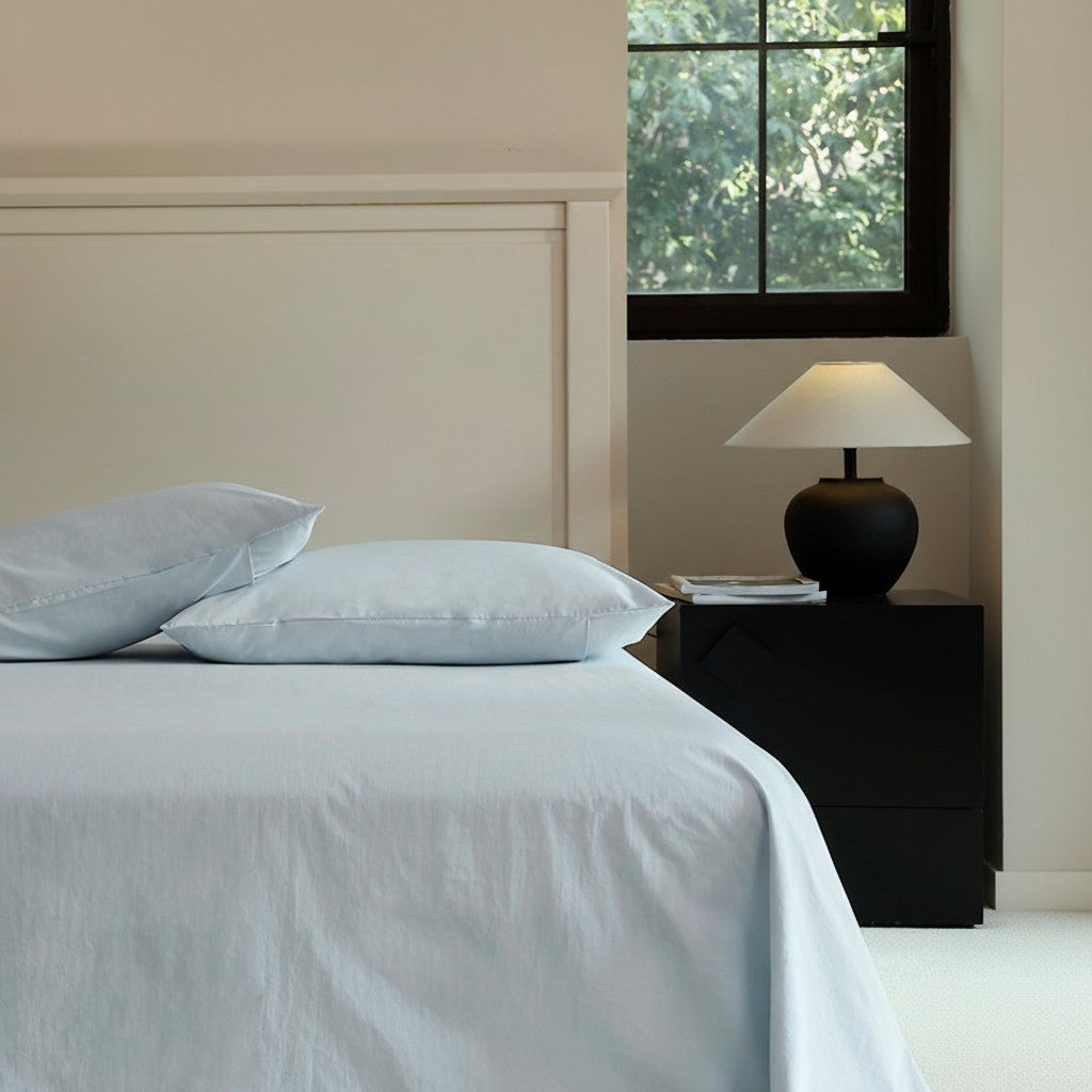 300 Thread Count Washed Cotton Flat Sheet