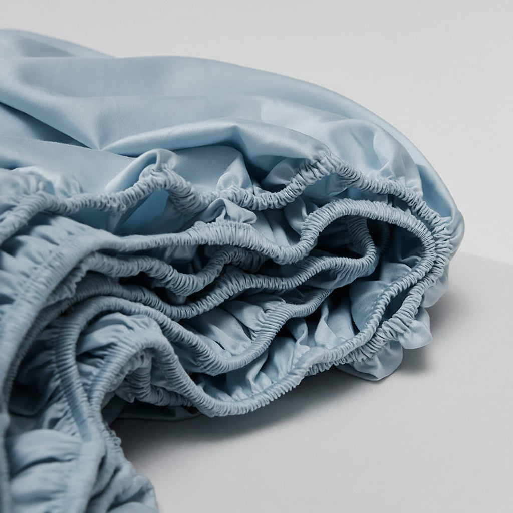 300TC Premium Long-Staple Cotton Fitted Sheet