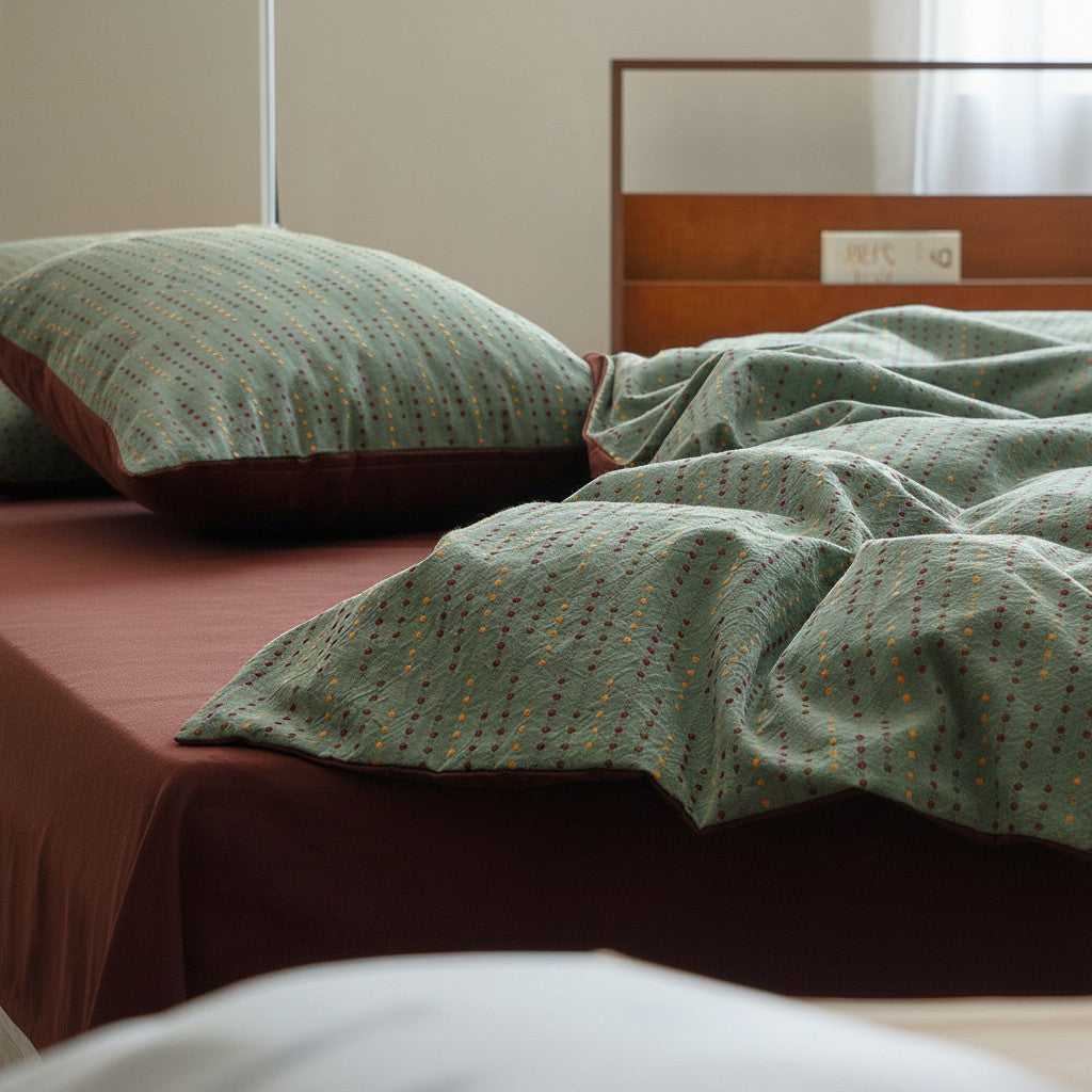 40s Premium All-Cotton Flat Suite: Includes Complimentary Mulberry Silk Insert