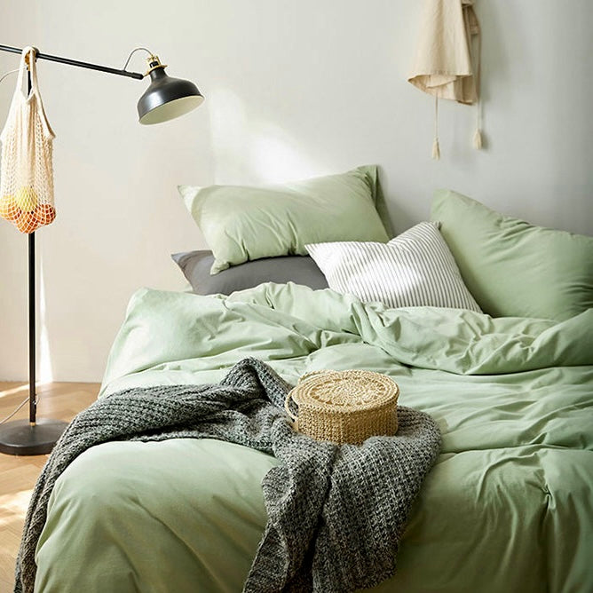 Plain Cotton Jersey Duvet Cover
