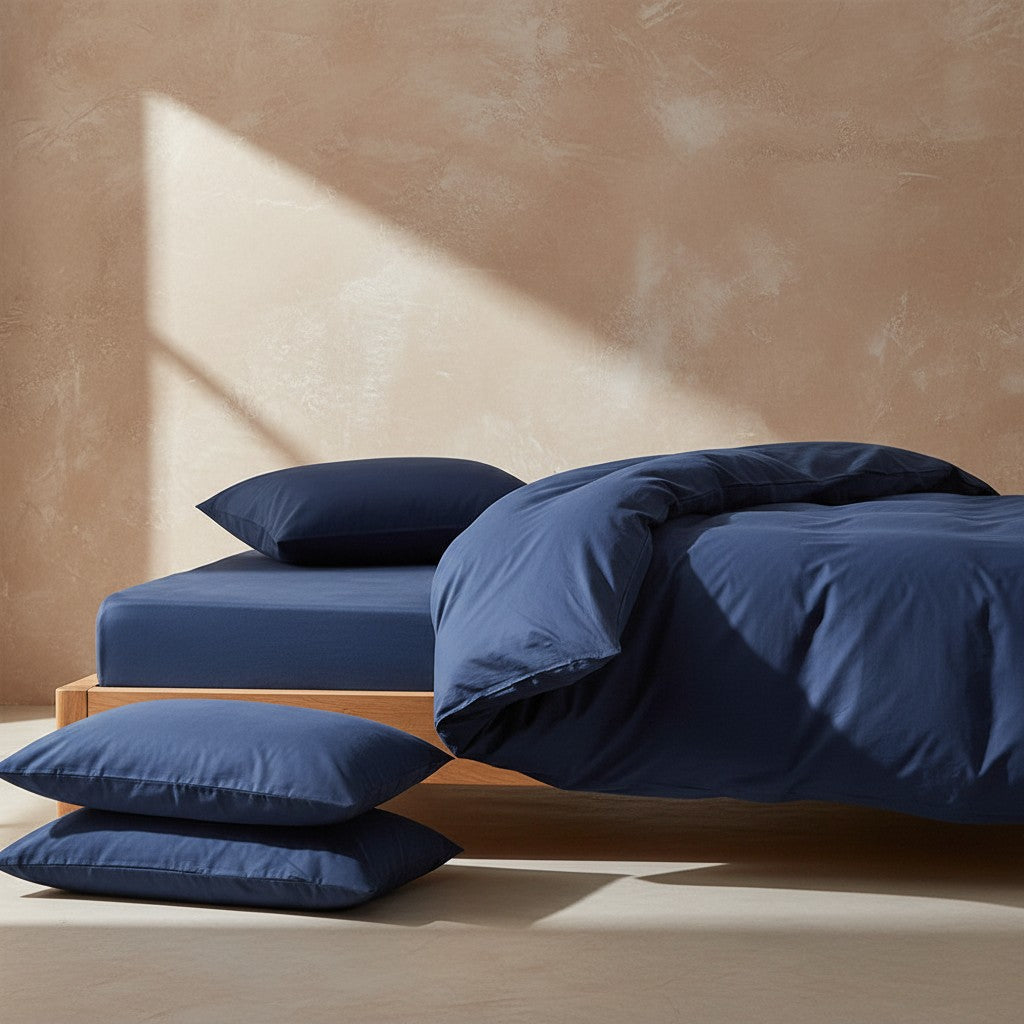 600 Thread Count Sueded Cotton Luxury  4-Piece Bedding Set