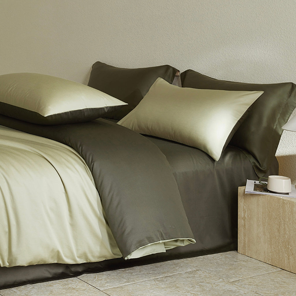 300TC Luxury Long-Staple Cotton Fitted Suite: Includes Complimentary Mulberry Silk Insert