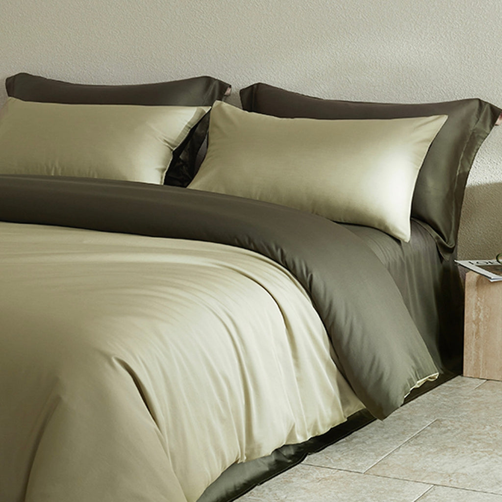 300TC Luxury Long-Staple Cotton Fitted Suite: Includes Complimentary Mulberry Silk Insert