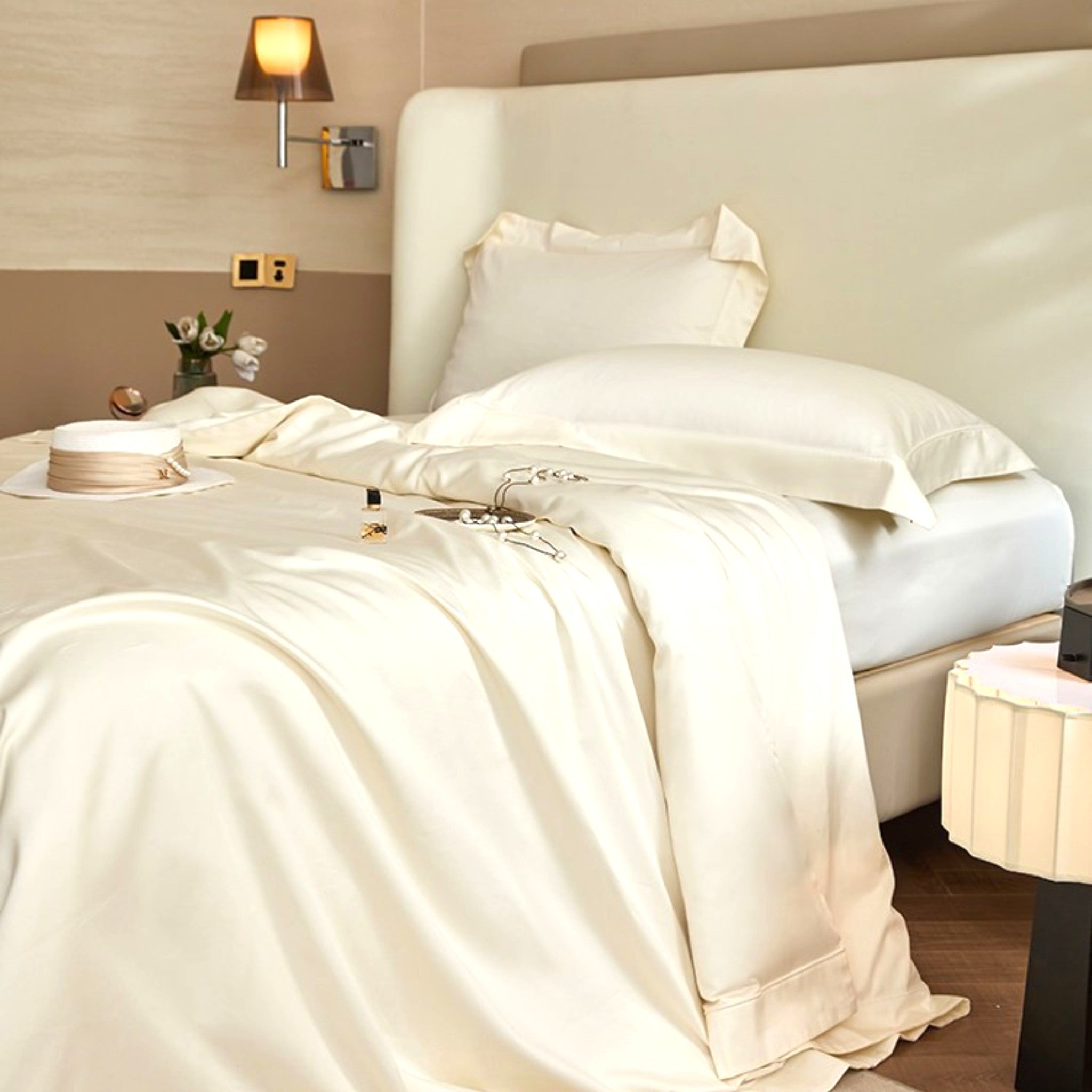 The Imperial 1000TC Pima Cotton Sateen Duvet Cover | 140s Double-Ply