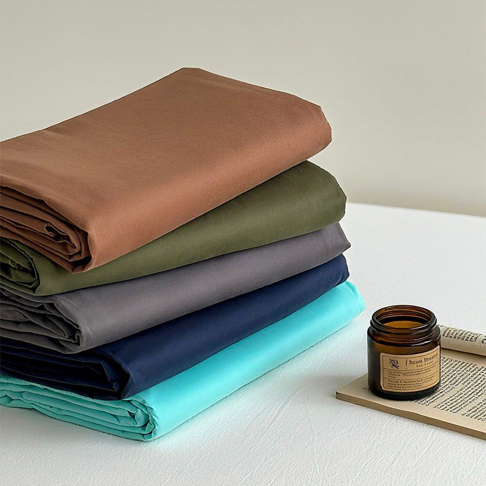 600 Thread Count Carbon-Fibre Sueded Cotton Flat Sheet