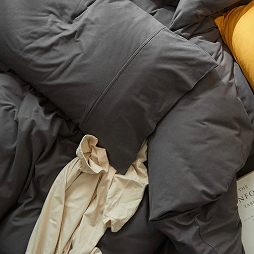 Plain Cotton Jersey Duvet Cover
