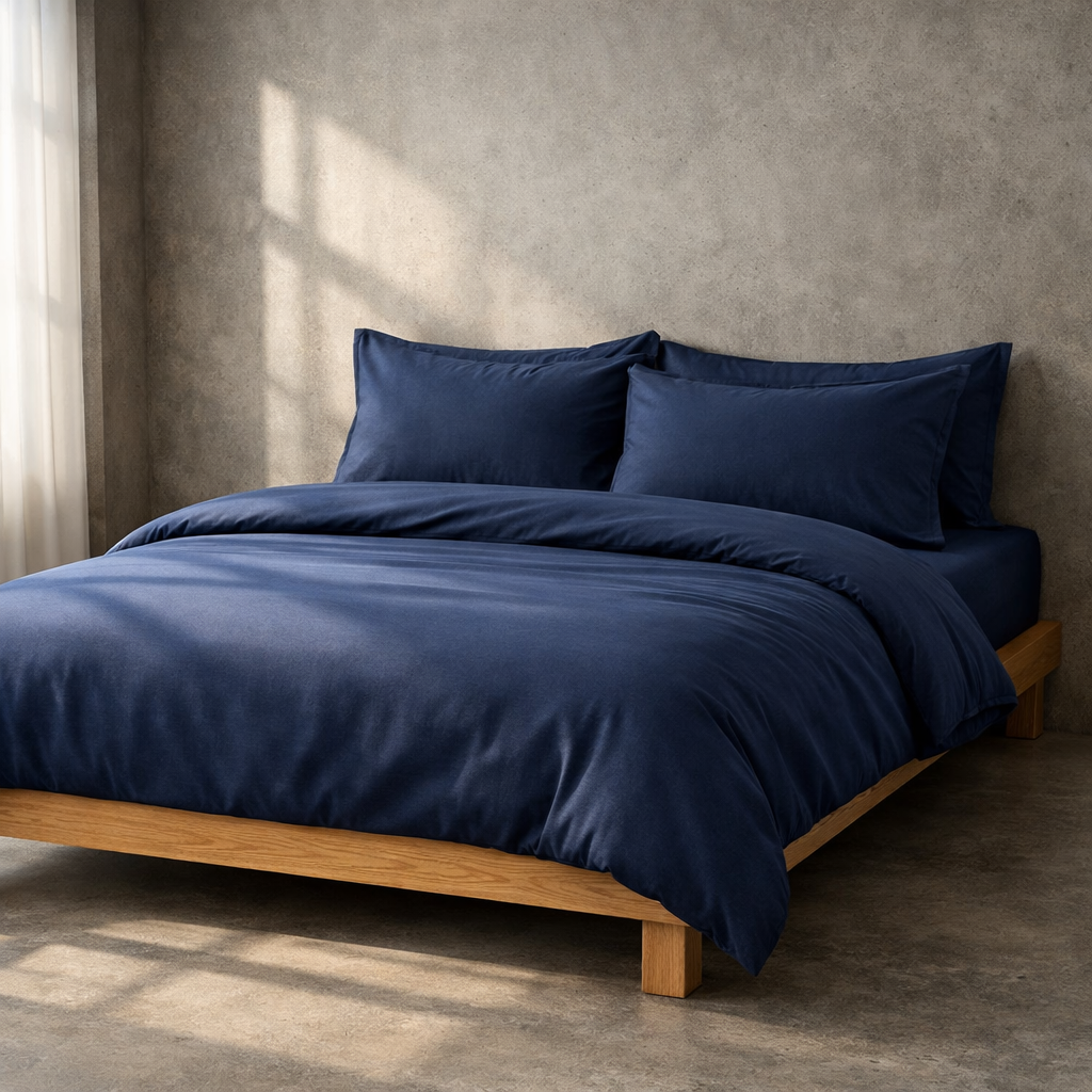 600 Thread Count Sueded Cotton Luxury  4-Piece Bedding Set