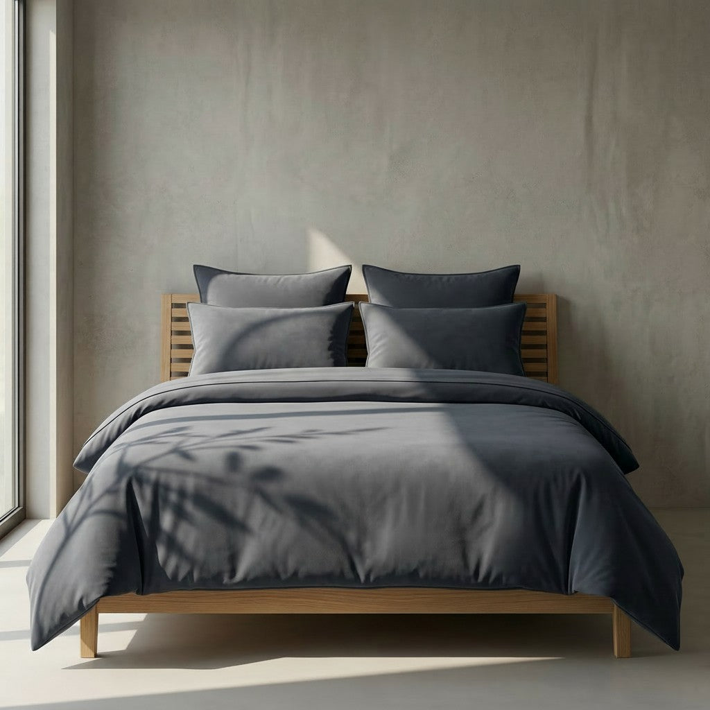 600 Thread Count Sueded Cotton Luxury  4-Piece Bedding Set