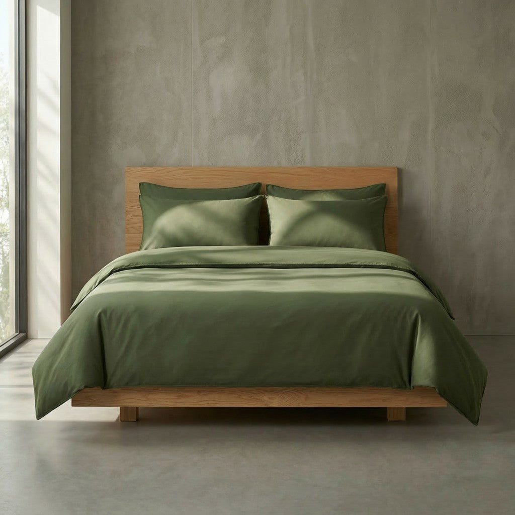 600 Thread Count Sueded Cotton Luxury  4-Piece Bedding Set
