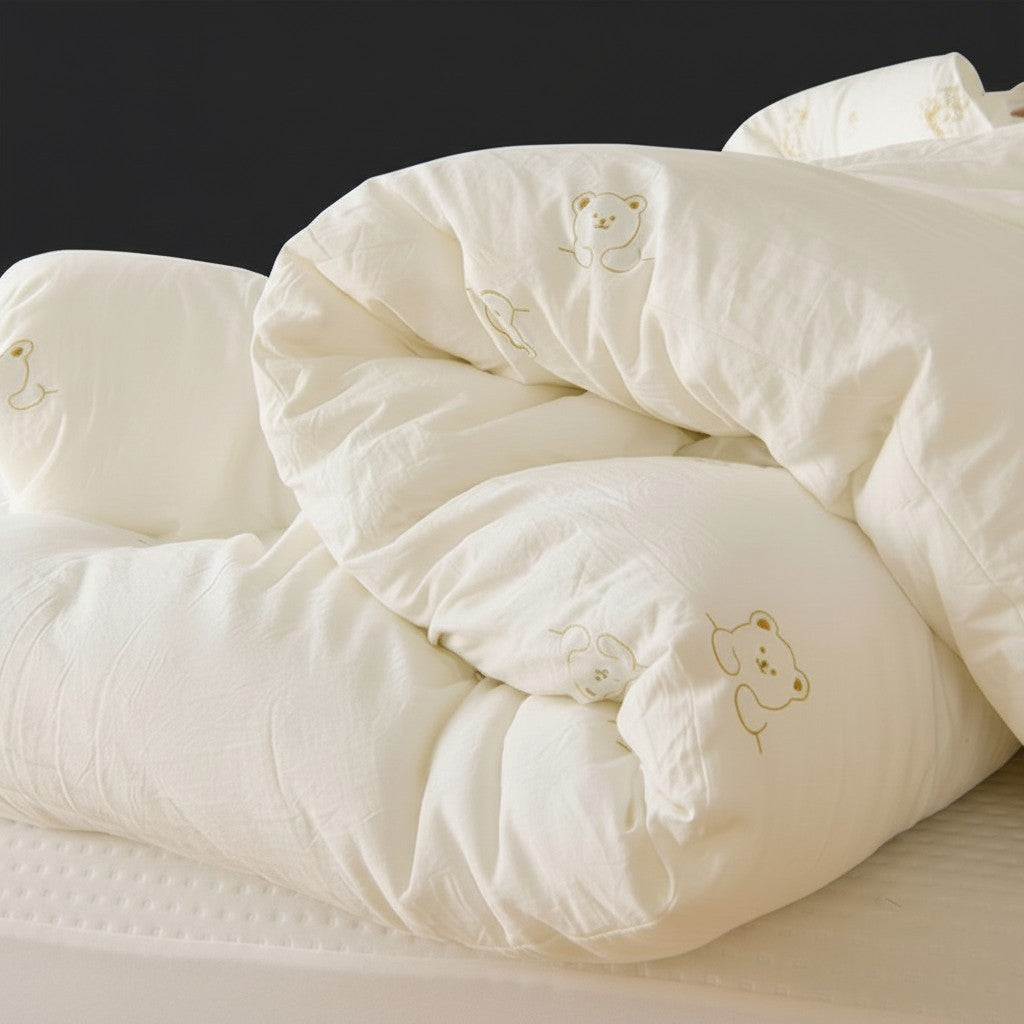 Mulberry Silk Duvet: Pure Silk Fill & Washed Long-Staple Cotton