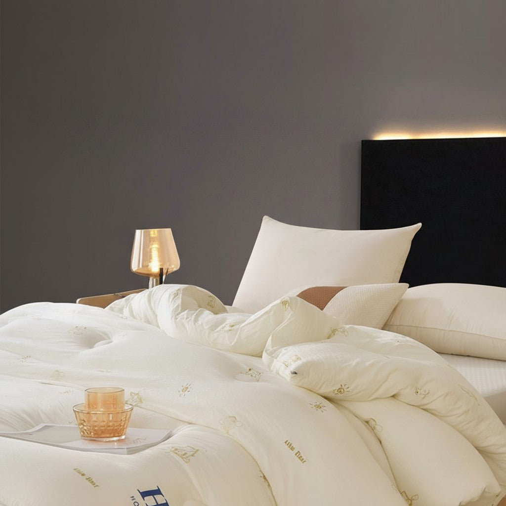 Mulberry Silk Duvet: Pure Silk Fill & Washed Long-Staple Cotton