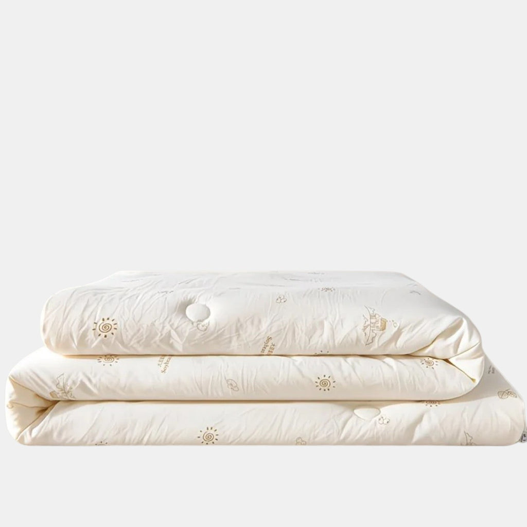 Mulberry Silk Duvet: Pure Silk Fill & Washed Long-Staple Cotton