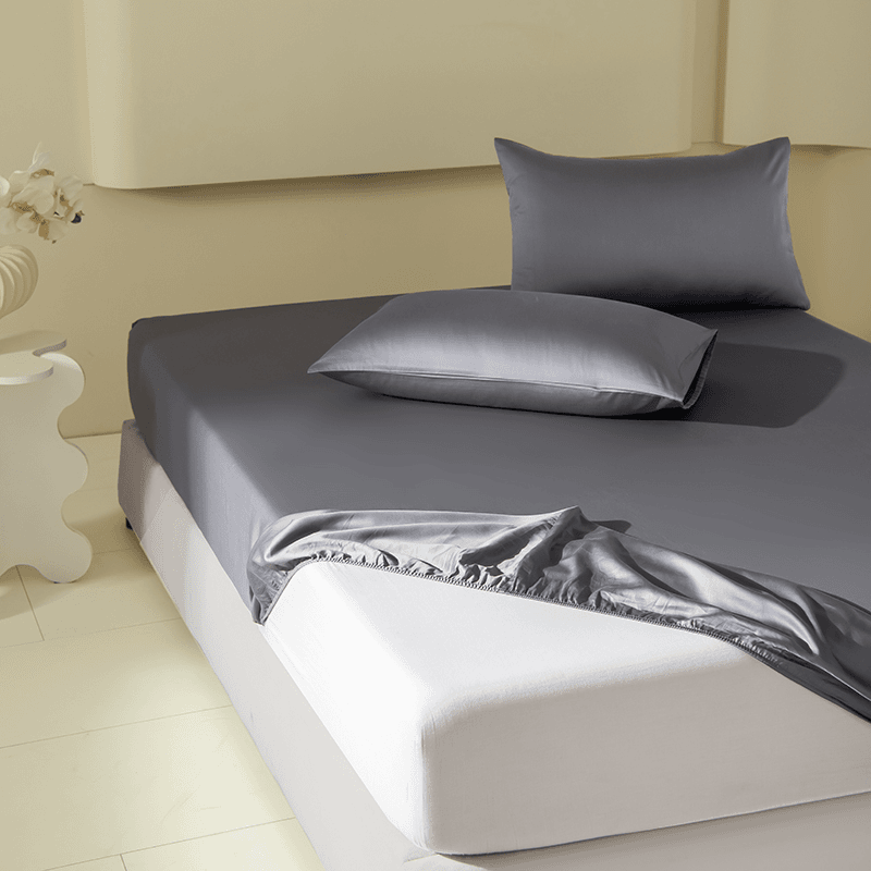 Tailored 500TC Sateen Long-Staple Cotton Fitted Sheet