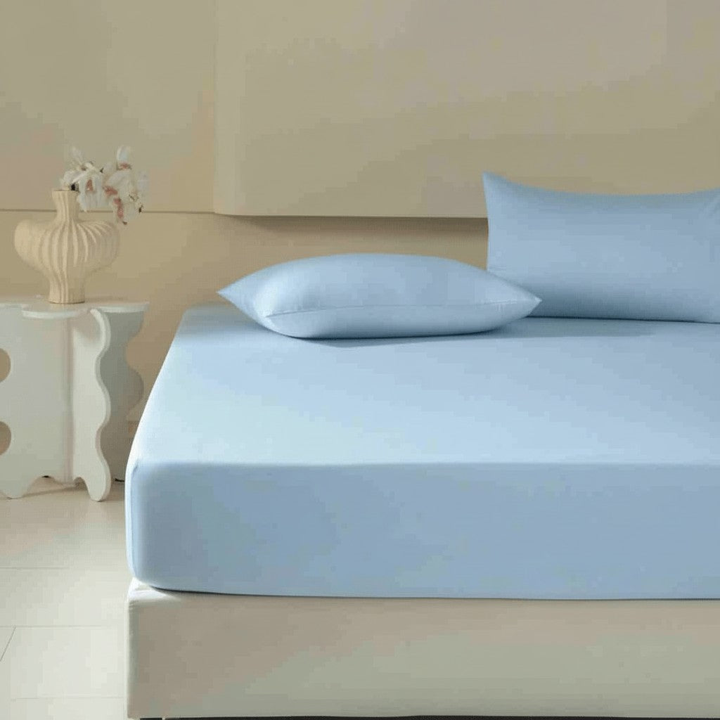 Tailored 500TC Sateen Long-Staple Cotton Fitted Sheet