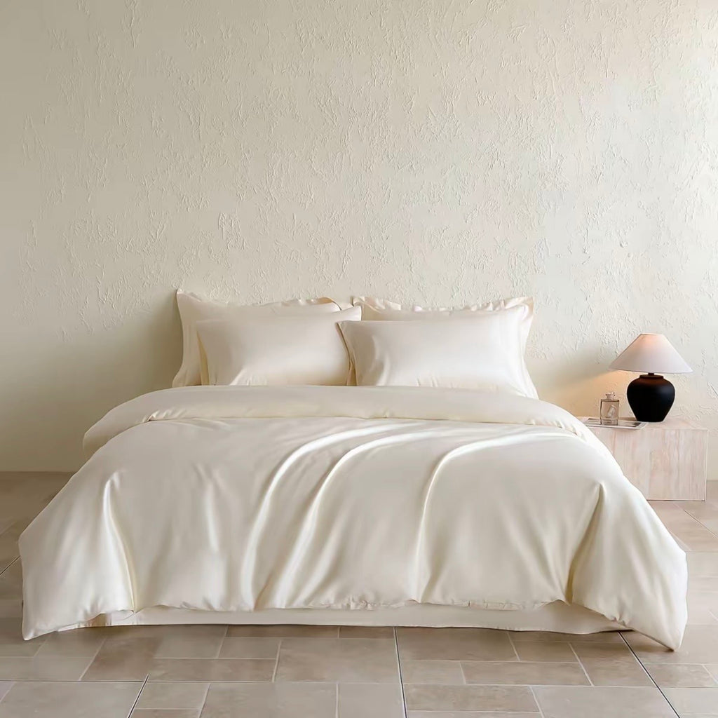 400TC Sateen Smooth Double-Twisted Long-Staple Cotton Duvet Cover