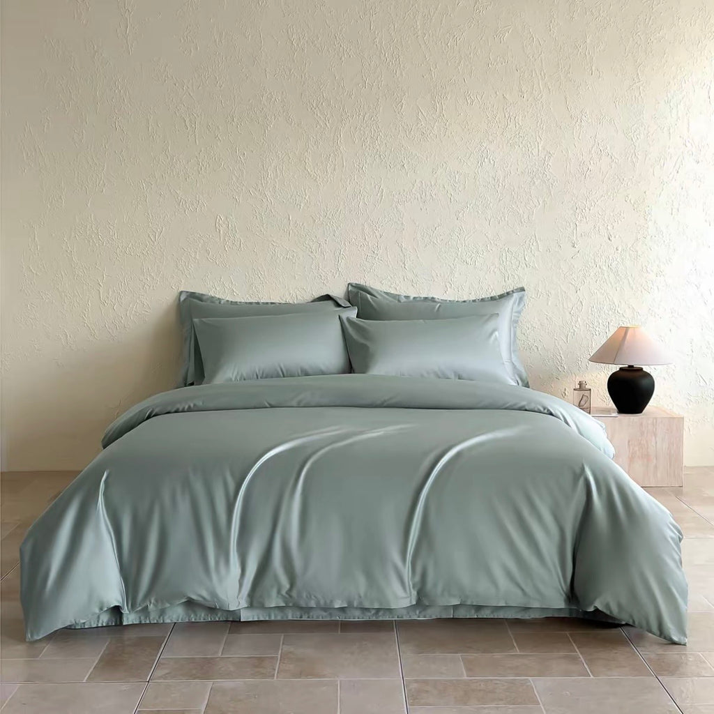 400TC Sateen Smooth Double-Twisted Long-Staple Cotton Duvet Cover