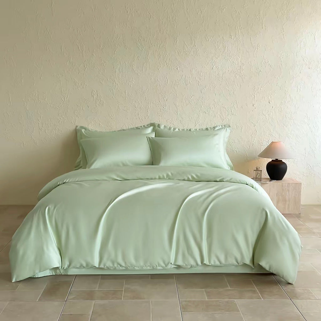 400TC Sateen Smooth Double-Twisted Long-Staple Cotton Duvet Cover