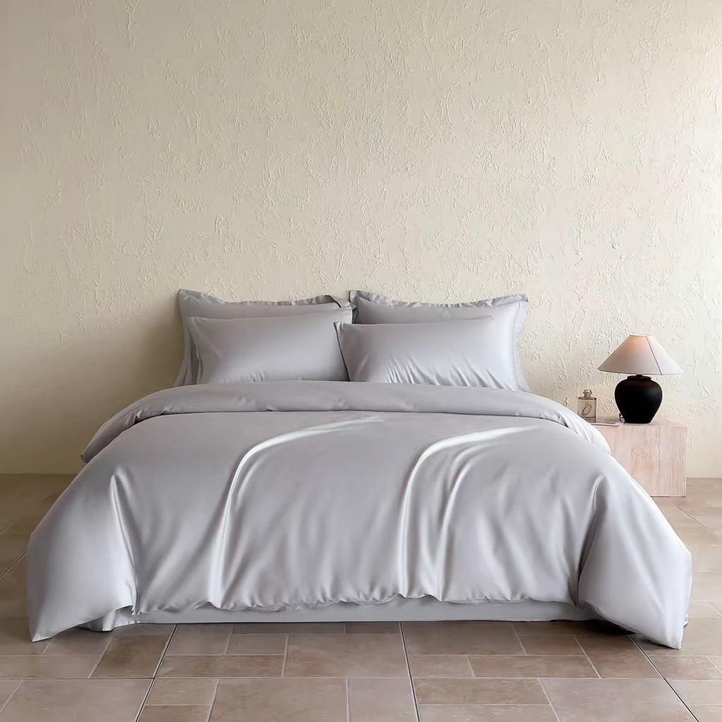 400TC Sateen Smooth Double-Twisted Long-Staple Cotton Duvet Cover