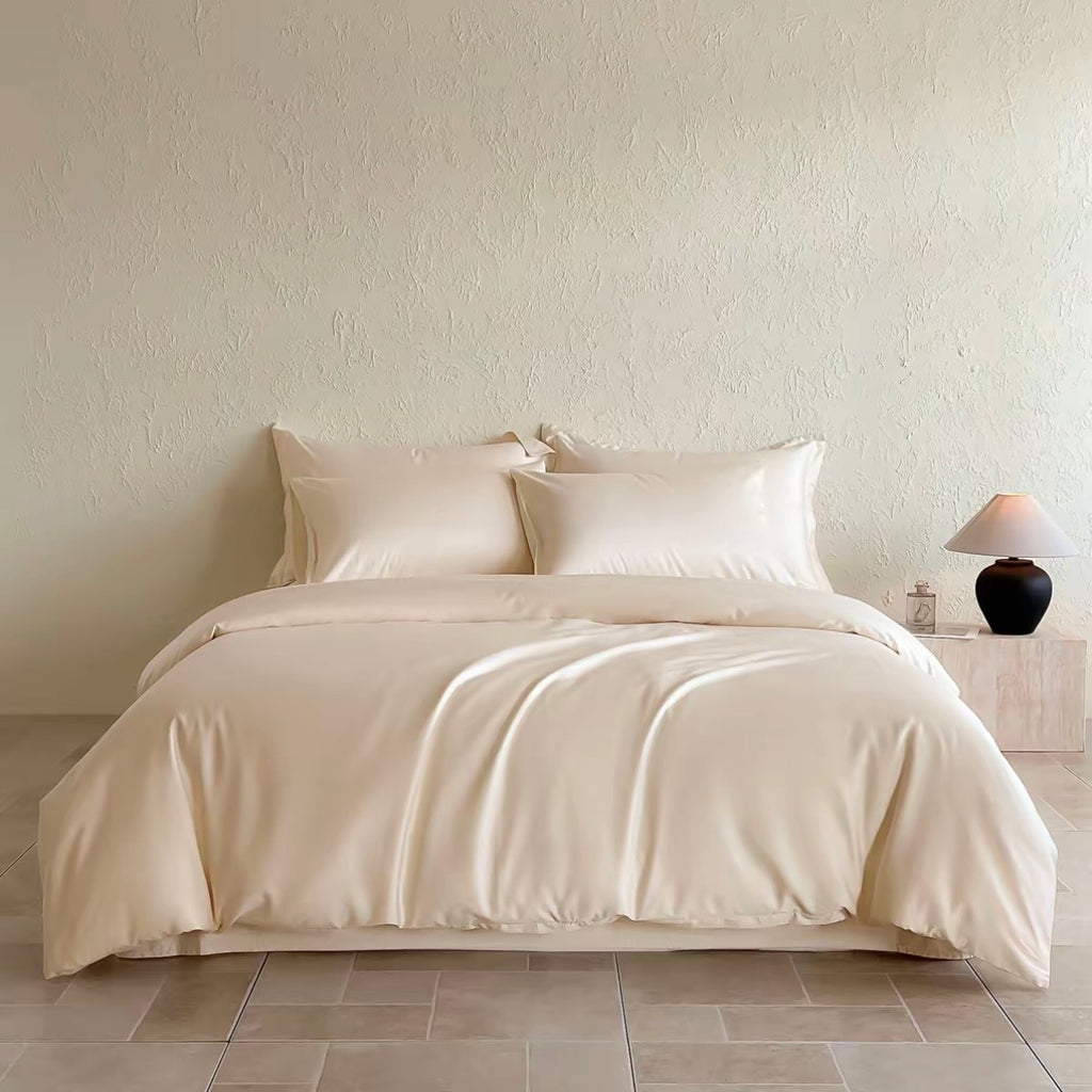 400TC Sateen Smooth Double-Twisted Long-Staple Cotton Duvet Cover