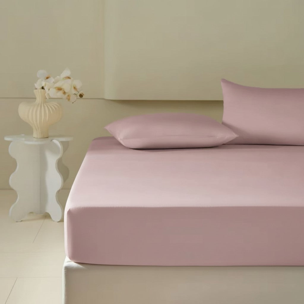 Tailored 500TC Sateen Long-Staple Cotton Fitted Sheet