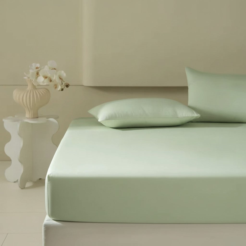 Tailored 500TC Sateen Long-Staple Cotton Fitted Sheet