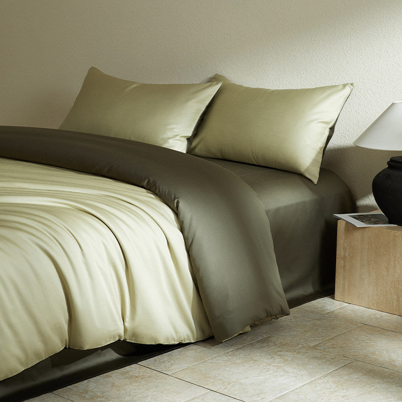 300TC Luxury Long-Staple Cotton Fitted Suite: Includes Complimentary Mulberry Silk Insert