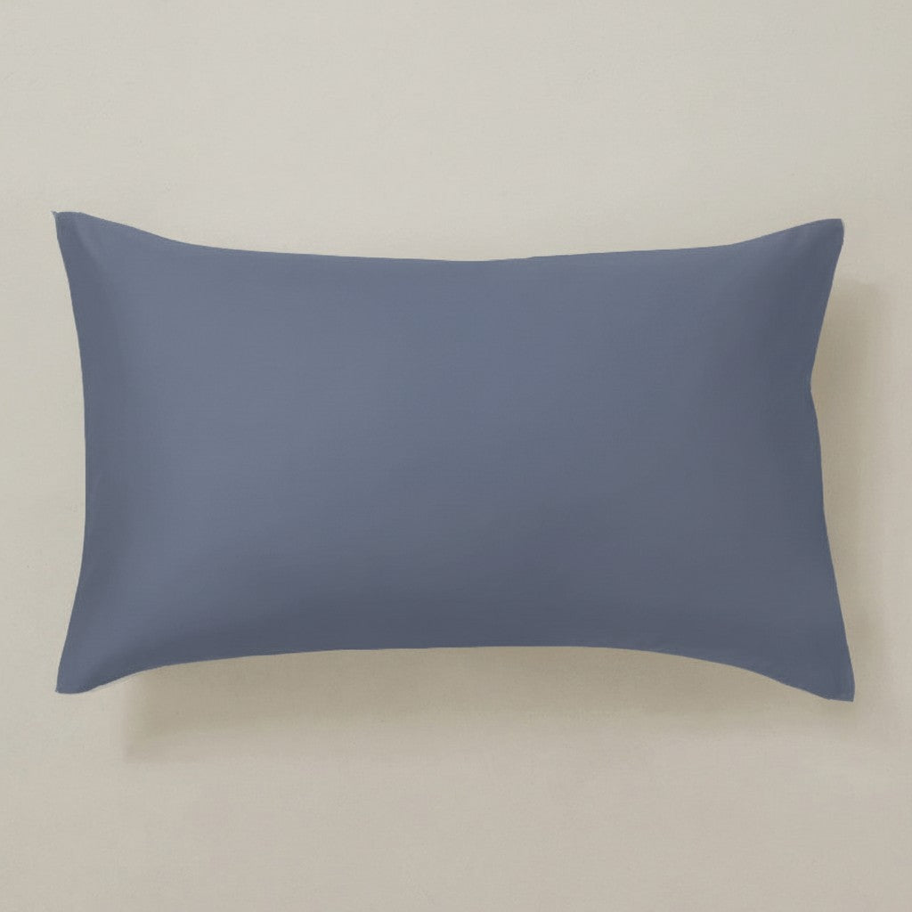 330 Thread Count Long-Staple Cotton Sateen Pillowcase– Blue Collection