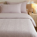 300TC Artisanal Floral Jacquard Fitted Suite: Includes Complimentary Mulberry Silk Insert