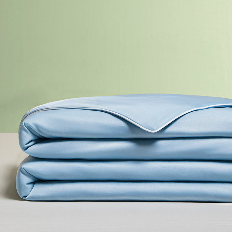 Coverless Ice Silk Cooling Quilt: Solid Essentials (Grand Size Outlet)