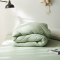 Plain Cotton Jersey Duvet Cover Set