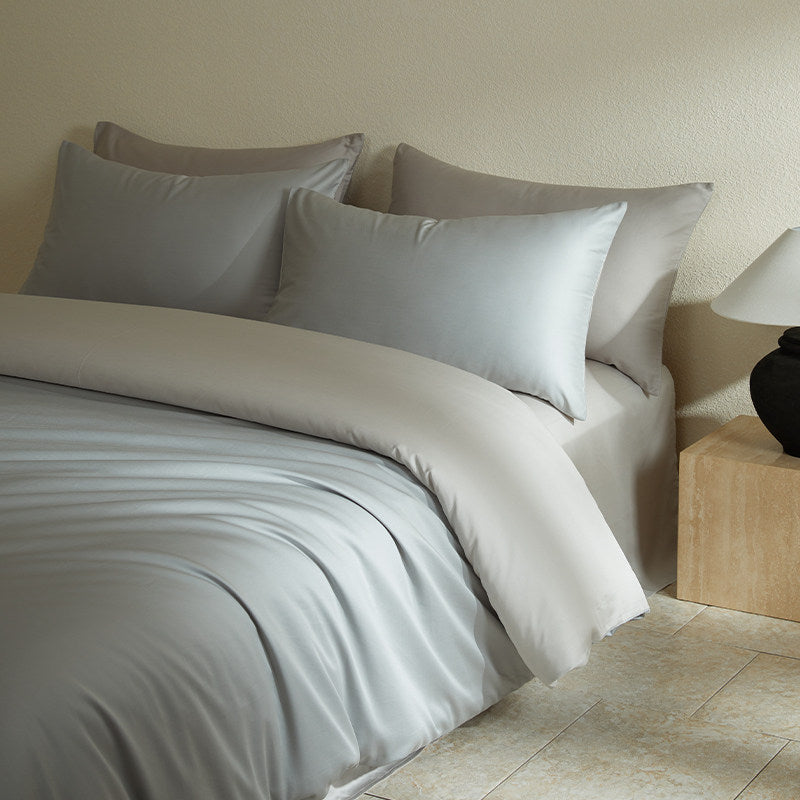 300TC Luxury Long-Staple Cotton Fitted Suite: Includes Complimentary Mulberry Silk Insert