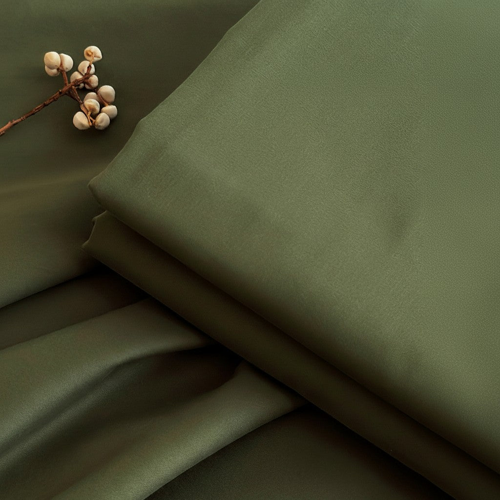 600 Thread Count Carbon-Fibre Sueded Cotton Fitted Sheet