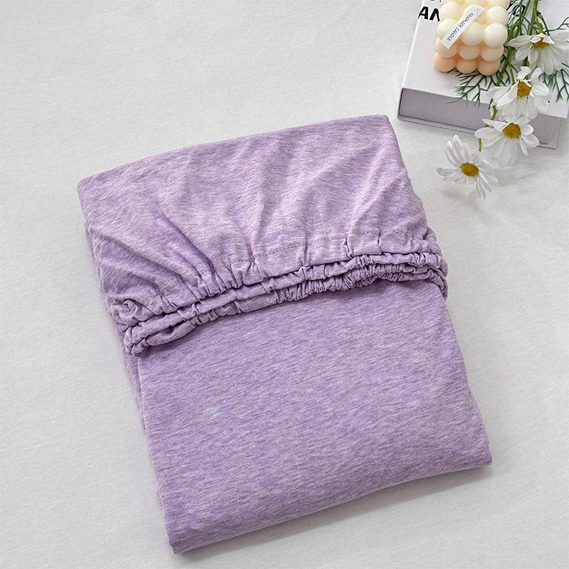 Tailored Plain Cotton Jersey Fitted Sheet