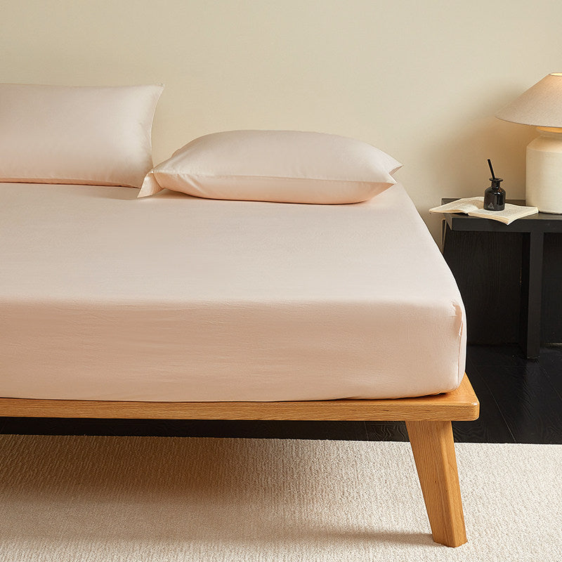 300TC Washed Cotton Fitted Sheet