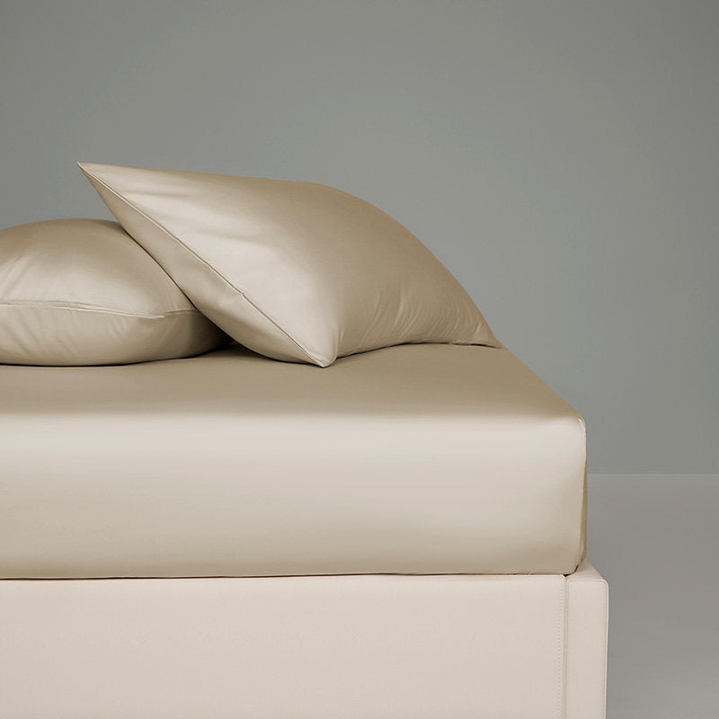 600TC Double-Twisted Long-Staple Cotton Fitted Sheet