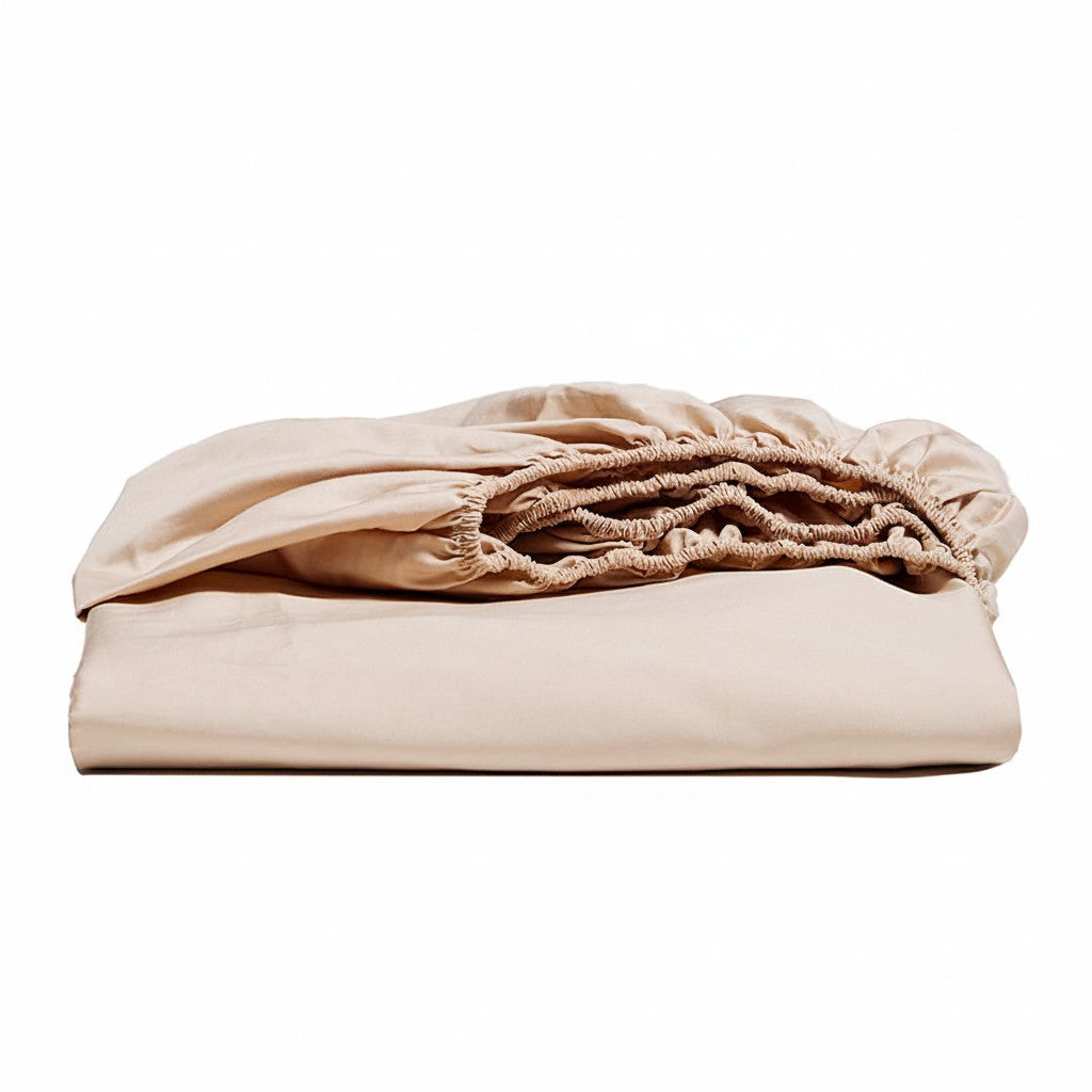 300TC Premium Long-Staple Cotton Fitted Sheet