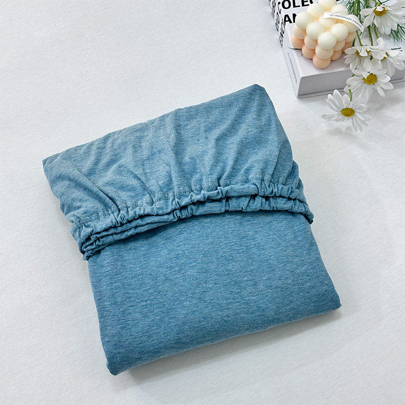 Tailored Plain Cotton Jersey Fitted Sheet