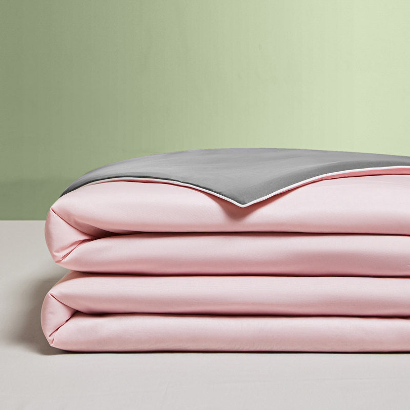 Coverless Ice Silk Cooling Quilt: Reversible Duet (Grand Size Outlet)