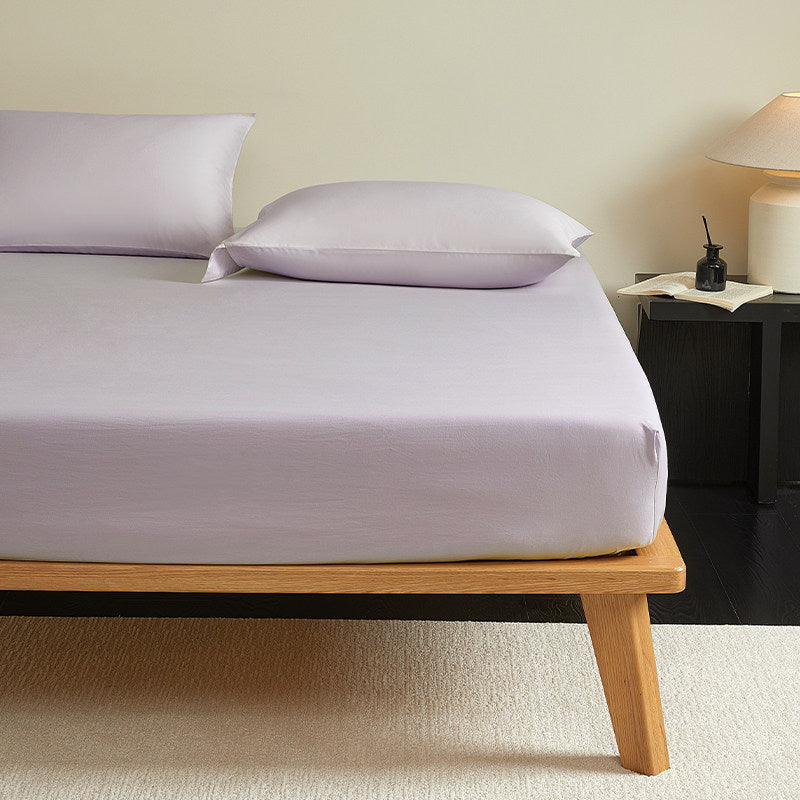 300TC Washed Cotton Fitted Sheet
