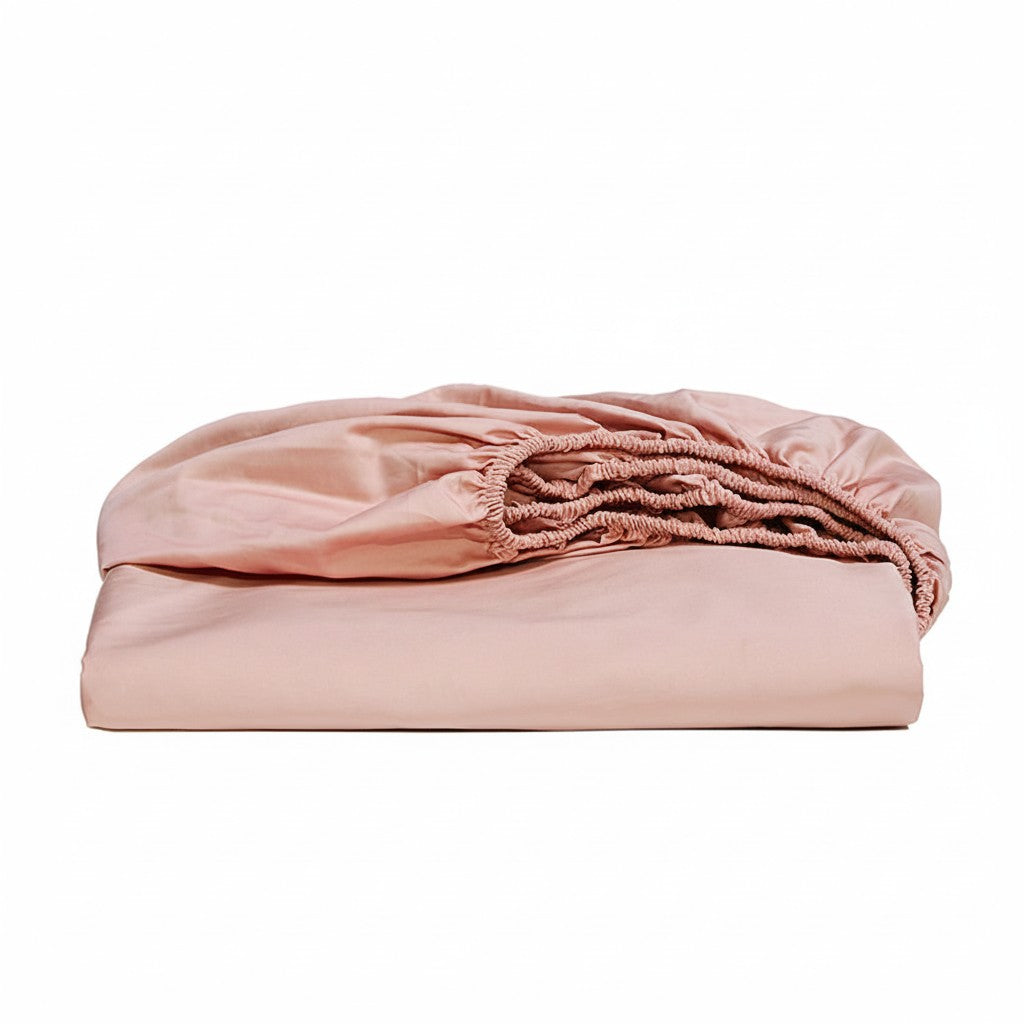 300TC Premium Long-Staple Cotton Fitted Sheet
