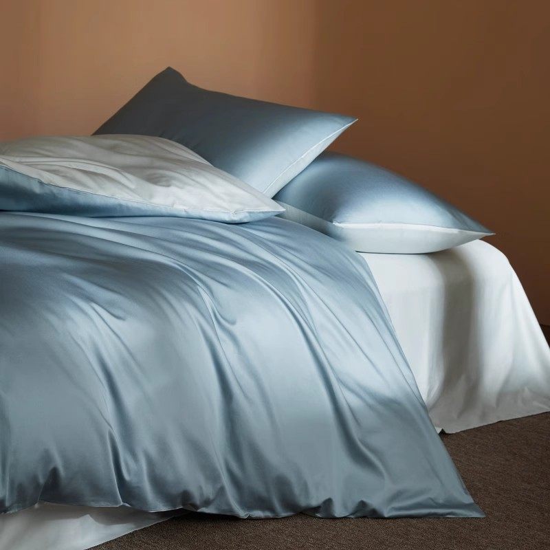 300TC Luxury Long-Staple Cotton Fitted Suite: Includes Complimentary Mulberry Silk Insert