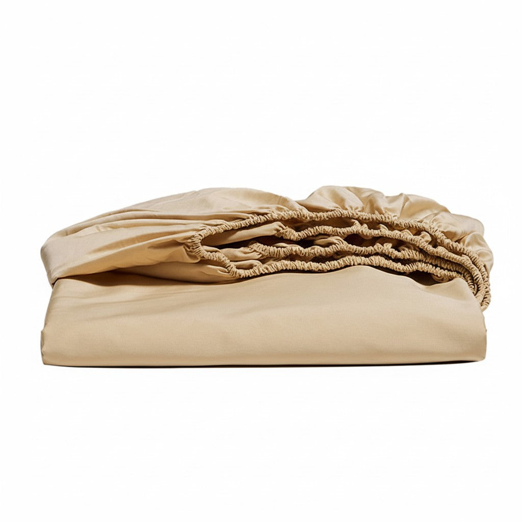 300TC Premium Long-Staple Cotton Fitted Sheet