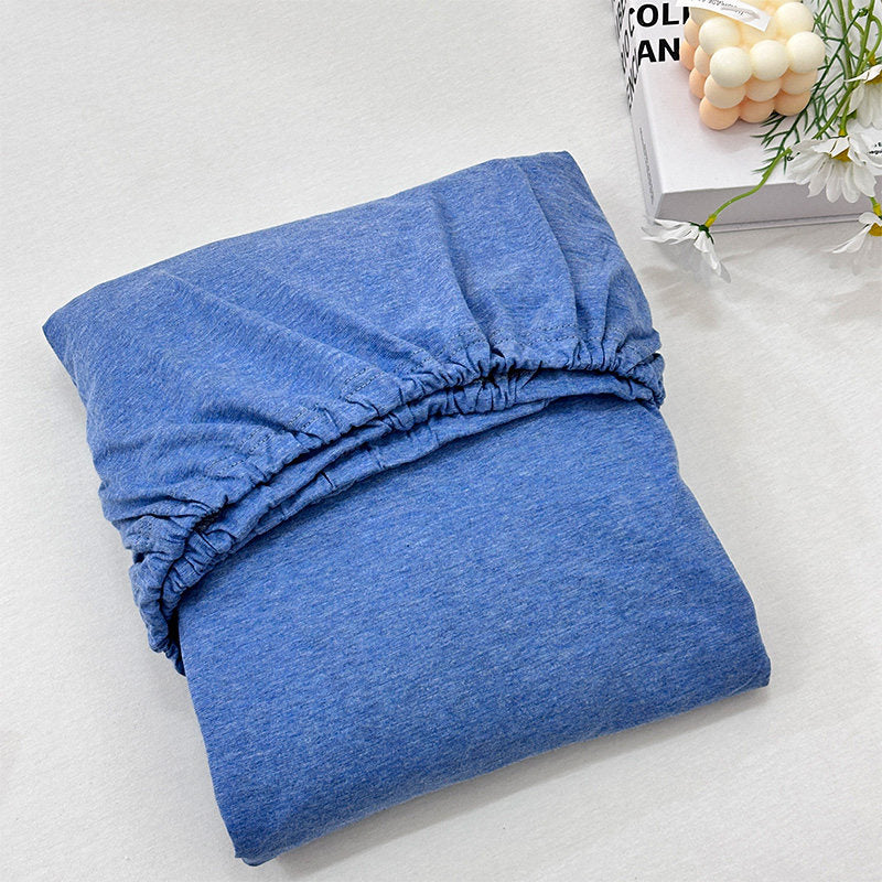 Tailored Plain Cotton Jersey Fitted Sheet