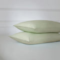 330 Thread Count Long-Staple Cotton Sateen Pillowcase– Green Collection