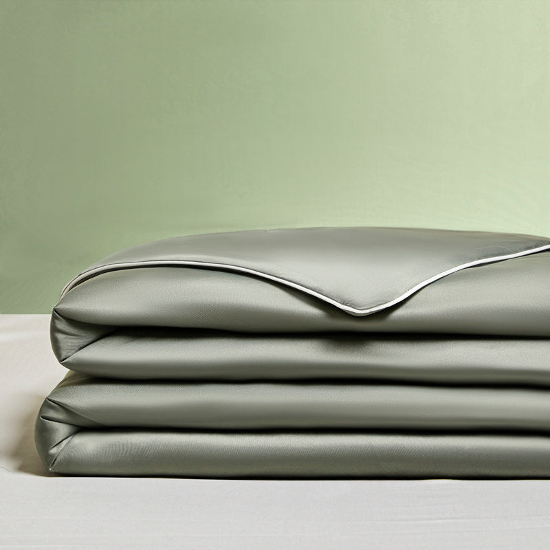 Coverless Ice Silk Cooling Quilt: Solid Essentials (Grand Size Outlet)