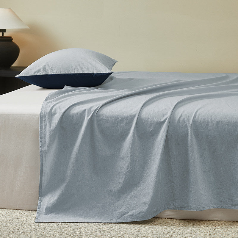 300 Thread Count Washed Cotton Flat Sheet