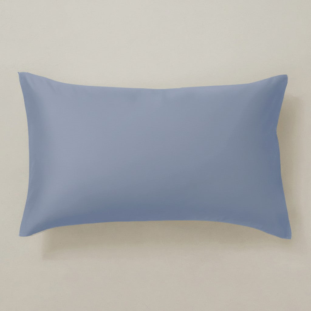 330 Thread Count Long-Staple Cotton Sateen Pillowcase– Blue Collection